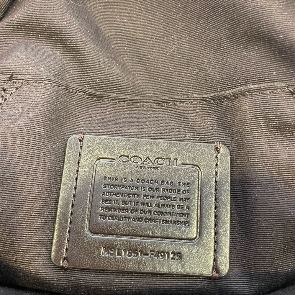 COACH ANDI Leather & Gold Hardware Convertible Backpack, Shoulder Bag NWOT - Picture 7 of 10